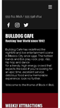 Mobile Screenshot of bulldogcafe.com
